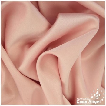 CRESPÓN ELÁSTICO ROSA PÁLIDO SATINADO SERIE ALMENDRA 150cm