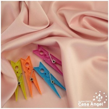 CRESPÓN ELÁSTICO ROSA PÁLIDO SATINADO SERIE ALMENDRA 150cm