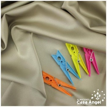 CRESPÓN ELÁSTICO TIERRA SATINADO SERIE ALMENDRA 150cm