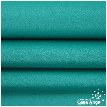 CRESPÓN ELÁSTICO VERDE AGUAMARINA SATINADO SERIE ALMENDRA 150cm