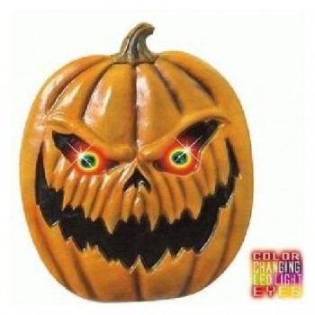 CALABAZA OJOS LUCES LED COLORES