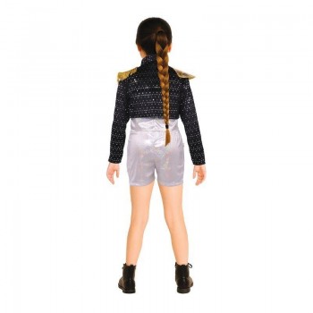TRAJE DE LÍDER GUERRERA K-POP RUMI PLATA INFANTIL