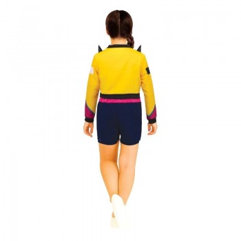 DISFRAZ DE K-POP STAR GUERRERA RUMI COLOR AMARILLO INFANTIL
