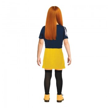 DISFRAZ DE K-POP STAR GUERRERA MIRA COLOR AMARILLO INFANTIL