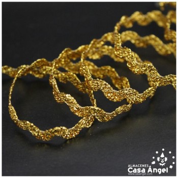 SANDUNGA METALIZADA ORO 6mm
