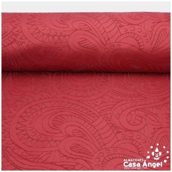 TELA JACQUAR GRAN CACHEMIR BURDEOS SERIE RETRAC 280cm