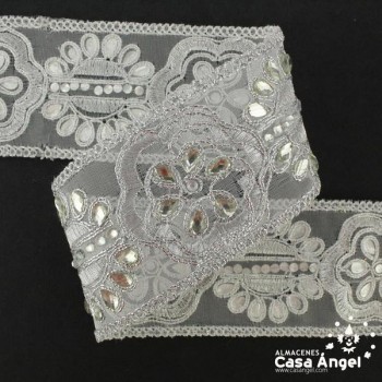 PASAMANERÍA GALÓN PEDRERÍA STRASS 58mm