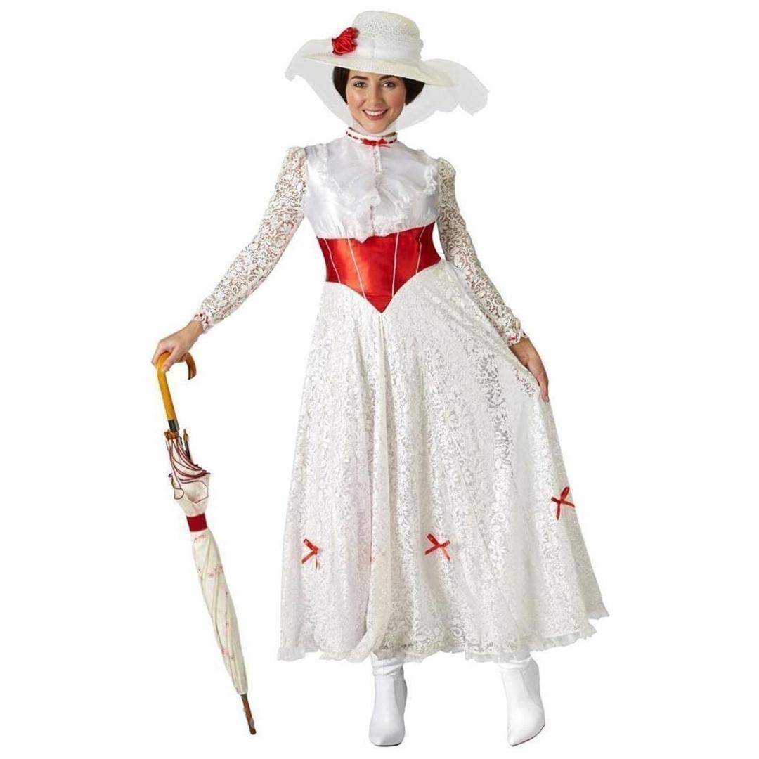 TRAJE MARY POPPINS CLÁSICO CON SOMBRERO