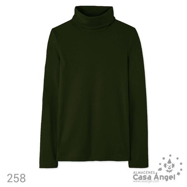 JERSEY FÓRMULA CUELLO ALTO INFANTIL VERDE BOTELLA