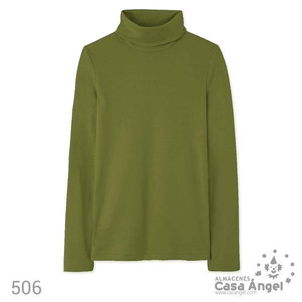 JERSEY FÓRMULA CUELLO ALTO INFANTIL VERDE BOSQUE