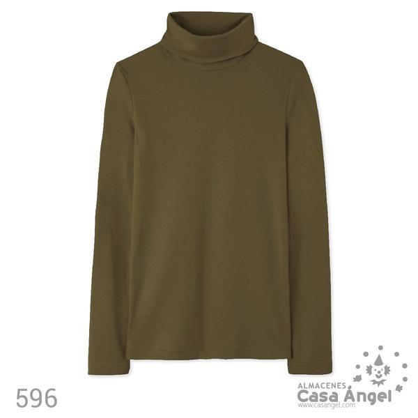 JERSEY FÓRMULA CUELLO ALTO INFANTIL VERDE KAKI