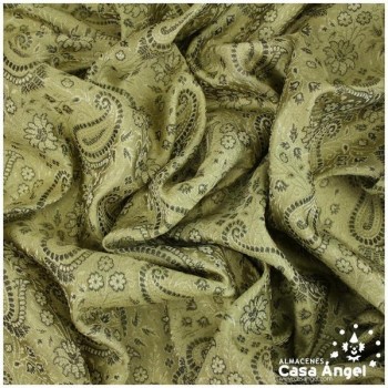 JACQUARD CACHEMIR BEIGE SERIE SASÁN 150cm