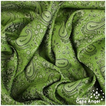 JACQUARD CACHEMIR VERDE PISTACHO SERIE SASÁN 150cm