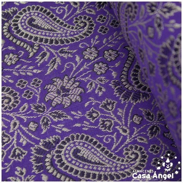 JACQUARD CACHEMIR MORADO SERIE SASÁN 150cm