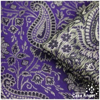 JACQUARD CACHEMIR MORADO SERIE SASÁN 150cm