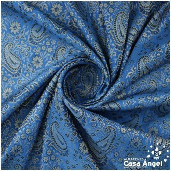 JACQUARD CACHEMIR TURQUESA  SERIE SASÁN 150cm