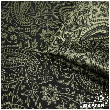 JACQUARD CACHEMIR NEGRO SERIE SASÁN 150cm