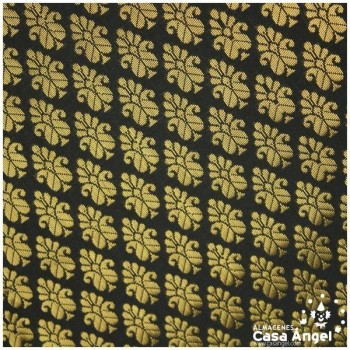 JACQUARD FLOR DE LIS NEGRO SERIE PLINIO 150cm