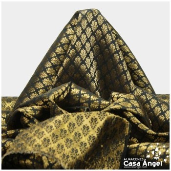 JACQUARD FLOR DE LIS NEGRO SERIE PLINIO 150cm