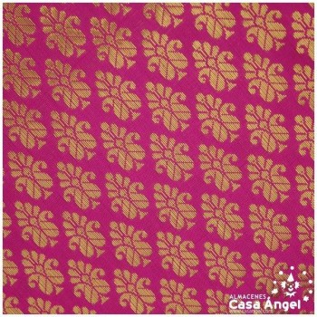 JACQUARD FLOR DE LIS FUCSIA SERIE PLINIO 150cm