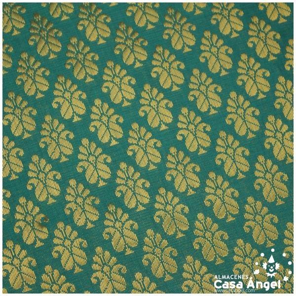 JACQUARD FLOR DE LIS TURQUESA SERIE PLINIO 150cm