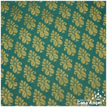 JACQUARD FLOR DE LIS TURQUESA SERIE PLINIO 150cm
