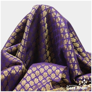 JACQUARD FLOR DE LIS MORADO SERIE PLINIO 150cm