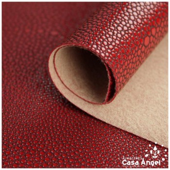 POLIPIEL LABRADO GALUCHAT ROJO SERIE CAVIAR 145cm