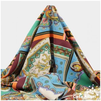 POPELÍN DE VISCOSA CON ESTAMPADO FLORAL SERIE ALICIA 140cm