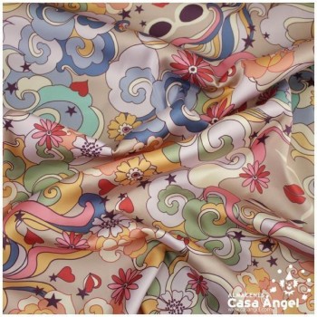 CHARMEUSE ESTAMPADO DIGITAL POP ART 145cm