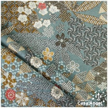 TEJIDO JACQUARD DE INSPIRACIÓN JAPONESA JADE SERIE YANG 140cm
