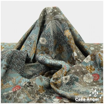 TEJIDO JACQUARD DE INSPIRACIÓN JAPONESA JADE SERIE YANG 140cm