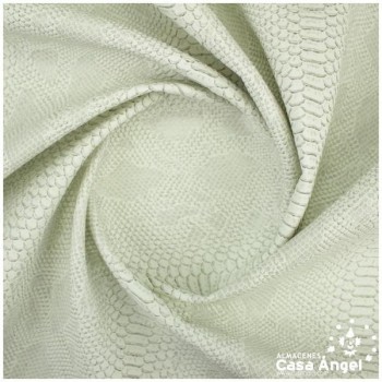 PIEL SINTÉTICA DE COCODRILO BLANCO SERIE COMODO 140cm