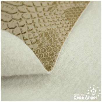 PIEL SINTÉTICA DE COCODRILO BEIGE SERIE COMODO 140cm
