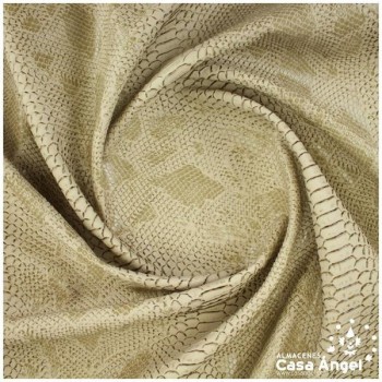 PIEL SINTÉTICA DE COCODRILO BEIGE SERIE COMODO 140cm