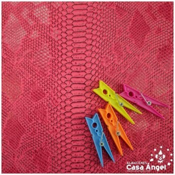 PIEL SINTÉTICA DE COCODRILO FUCSIA SERIE COMODO 140cm