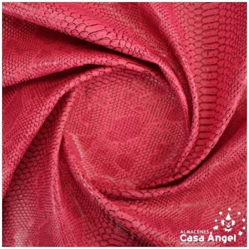 PIEL SINTÉTICA DE COCODRILO FUCSIA SERIE COMODO 140cm