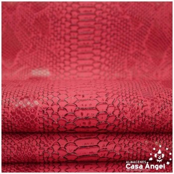 PIEL SINTÉTICA DE COCODRILO FUCSIA SERIE COMODO 140cm