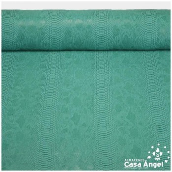 PIEL SINTÉTICA DE COCODRILO TURQUESA SERIE COMODO 140cm