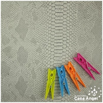 PIEL SINTÉTICA DE COCODRILO GRIS SERIE COMODO 140cm