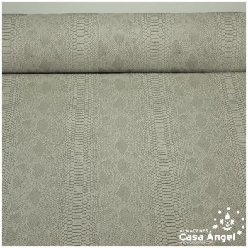 PIEL SINTÉTICA DE COCODRILO GRIS SERIE COMODO 140cm
