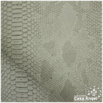PIEL SINTÉTICA DE COCODRILO GRIS SERIE COMODO 140cm