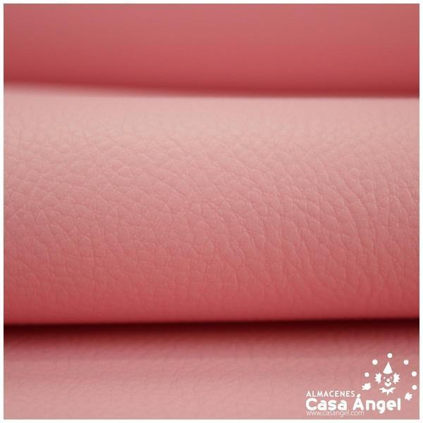 POLIPIEL CUERO ECOLÓGICO ROSA SERIE KIARA 140cm