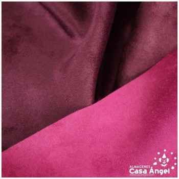 ANTELINA DE TAPICERÍA DOBLE CARA FUCSIA Y AMATISTA SERIE NEBRASKA 140cm