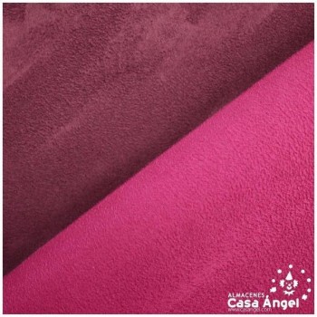 ANTELINA DE TAPICERÍA DOBLE CARA FUCSIA Y AMATISTA SERIE NEBRASKA 140cm