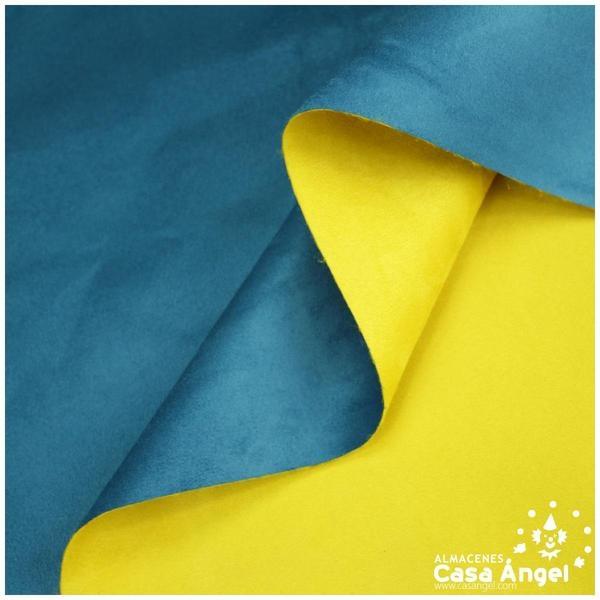ANTELINA DE TAPICERÍA DOBLE CARA AZUL Y ORO SERIE NEBRASKA 140cm
