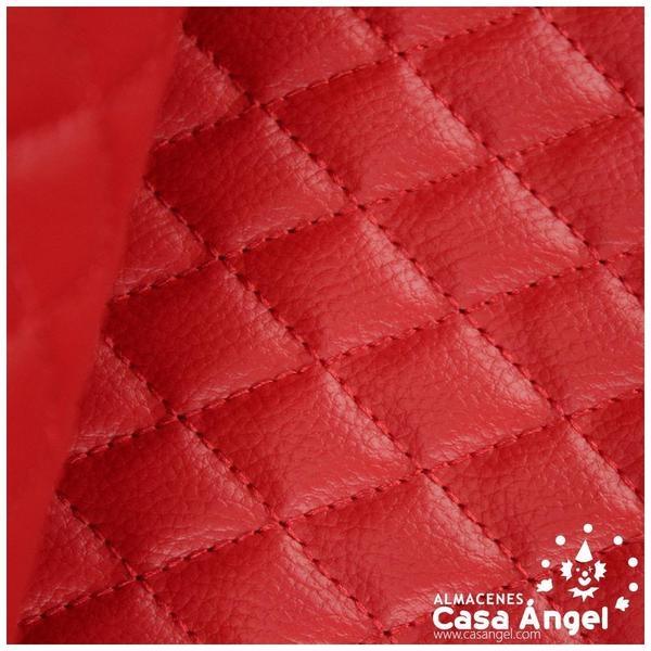 POLIPIEL ROJA ACOLCHADA A ROMBOS SERIE ARDOISE 140cm