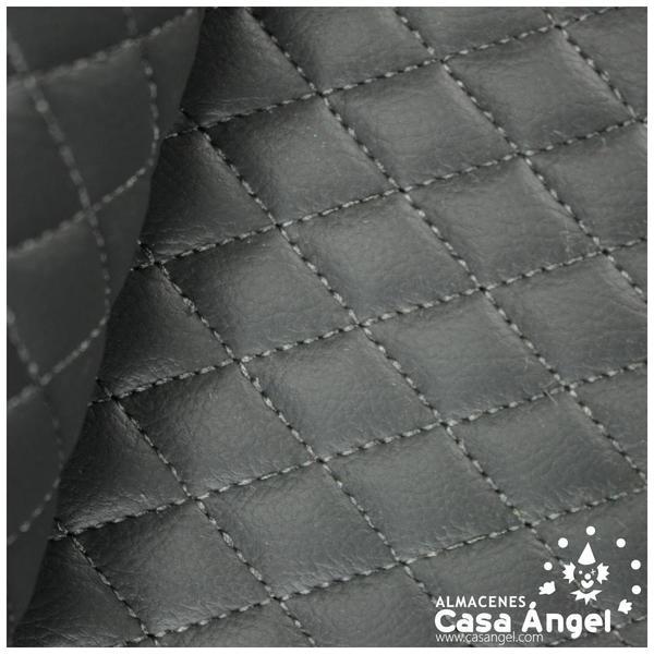 POLIPIEL GRIS OSCURA ACOLCHADA A ROMBOS SERIE ARDOISE 140cm
