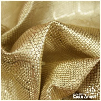 POLIPIEL DE SERPIENTE DORADA IMITACIÓN DE COBRA 140cm