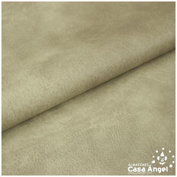 CUERO VEGANO BEIGE BETON CURTIDO SERIE SKORA 140cm